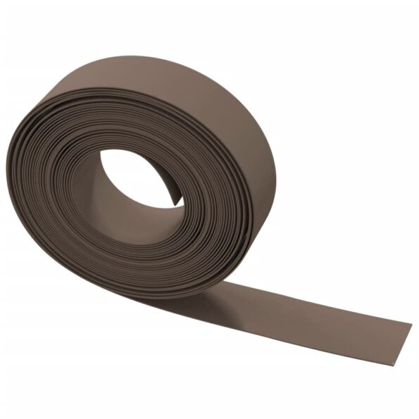vidaXL Záhradné obruby 2 ks hnedé 10 m 15 cm polyetylén – Obrázok 5