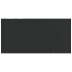 vidaXL 7-dielna záhradná jedálenská súprava čierna – Obrázok 8