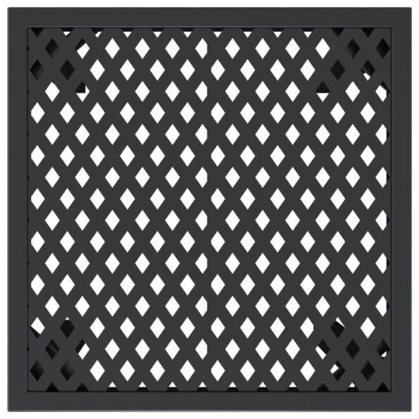 vidaXL Záhradný stôl antracitový 50x50x72 cm oceľ – Obrázok 4