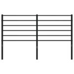 vidaXL Kovové čelo postele čierne 160 cm – Obrázok 4