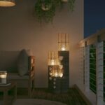 vidaXL Svietniky 3 ks šedé prútené – Obrázok 3