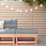 vidaXL Záhradná podnožka masívny douglas