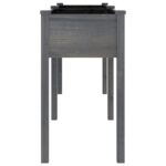 vidaXL Kvetináč s vložkou sivý 161x45x76 cm jedľový masív – Obrázok 5