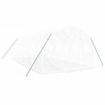 vidaXL Fóliovník s oceľovým rámom biely 18 m² 6x3x2 m – Obrázok 3