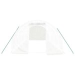 vidaXL Fóliovník s oceľovým rámom biely 18 m² 6x3x2 m – Obrázok 4