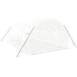 vidaXL Fóliovník s oceľovým rámom biely 18 m² 6x3x2 m – Obrázok 6