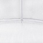 vidaXL Fóliovník s oceľovým rámom biely 18 m² 6x3x2 m – Obrázok 9