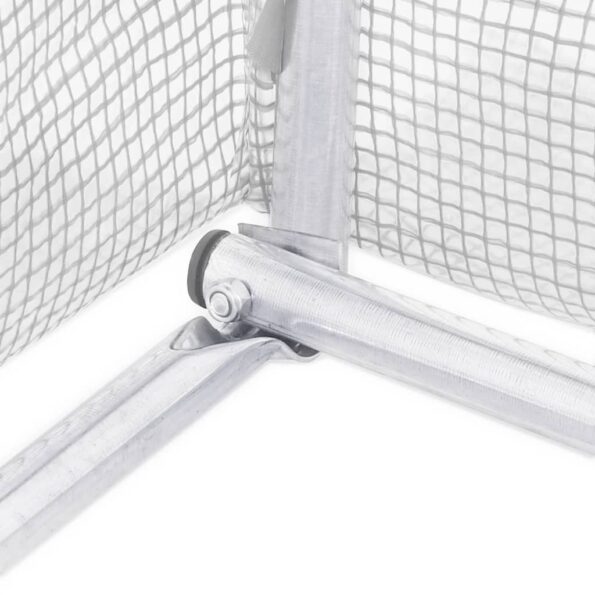 vidaXL Fóliovník s oceľovým rámom biely 18 m² 6x3x2 m – Obrázok 11