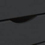 vidaXL Skrinka so zásuvkami na kolieskach MOSS sivá masívna borovica – Obrázok 7