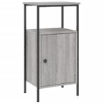vidaXL Nočný stolík sivý sonoma 41x31x80 cm kompozitné drevo – Obrázok 2