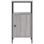 vidaXL Nočný stolík sivý sonoma 41x31x80 cm kompozitné drevo – Obrázok 5