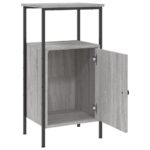 vidaXL Nočný stolík sivý sonoma 41x31x80 cm kompozitné drevo – Obrázok 6
