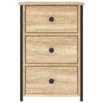 vidaXL Nočné stolíky 2 ks dub sonoma 40x36x60 cm kompozitné drevo – Obrázok 6