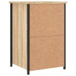 vidaXL Nočné stolíky 2 ks dub sonoma 40x36x60 cm kompozitné drevo – Obrázok 9