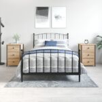 vidaXL Nočné stolíky 2 ks dub sonoma 40x36x60 cm kompozitné drevo