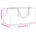 vidaXL Vrecká na uskladnenie vianočného stromčeka 2 ks čierne PE – Obrázok 9