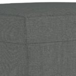 vidaXL 4-dielna sedacia súprava s vankúšmi tmavosivá látka – Obrázok 8