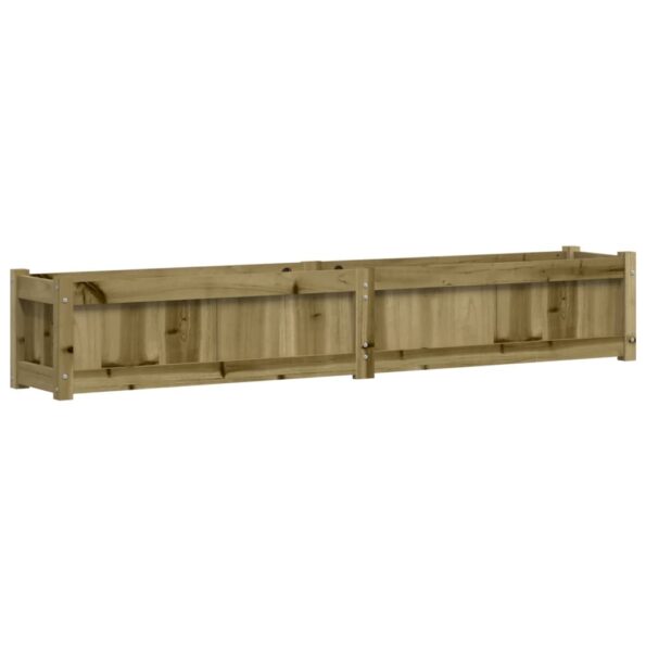 vidaXL Záhradný kvetináč 180x31x31 cm impregnovaná borovica – Obrázok 7