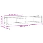 vidaXL Záhradný kvetináč 180x31x31 cm impregnovaná borovica – Obrázok 11
