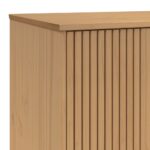 vidaXL Šatník OLDEN, hnedý 76,5x53x172 cm, borovicový masív – Obrázok 10