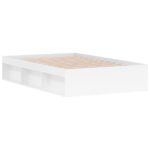 vidaXL Rám postele biely 120x200 cm – Obrázok 5