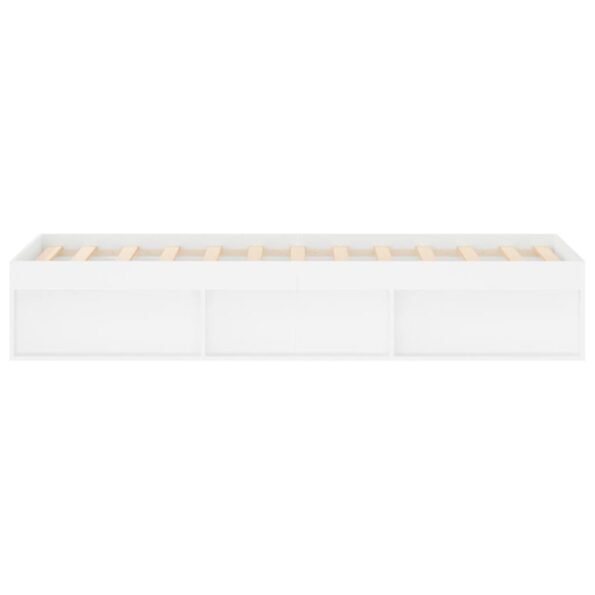 vidaXL Rám postele biely 120x200 cm – Obrázok 7