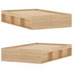 vidaXL Rám postele dub sonoma 120x200 cm – Obrázok 4
