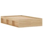 vidaXL Rám postele dub sonoma 120x200 cm – Obrázok 8