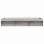 vidaXL Rám postele sivý dub sonoma 160x200 cm – Obrázok 7