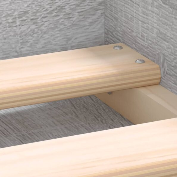 vidaXL Rám postele sivý dub sonoma 160x200 cm – Obrázok 9