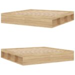 vidaXL Rám postele dub sonoma 200x200 cm – Obrázok 4