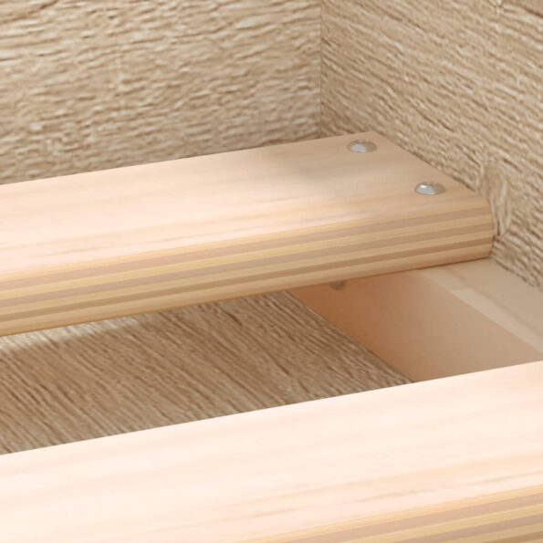 vidaXL Rám postele dub sonoma 200x200 cm – Obrázok 9