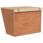 vidaXL Kŕmidlo na seno pre králiky 25x18,5x20,5 cm jedľový masív – Obrázok 5