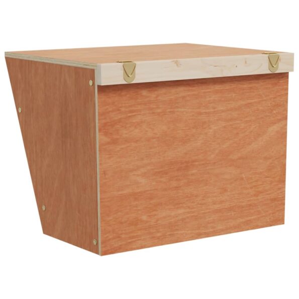 vidaXL Kŕmidlo na seno pre králiky 25x18,5x20,5 cm jedľový masív – Obrázok 5