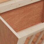 vidaXL Kŕmidlo na seno pre králiky 25x18,5x20,5 cm jedľový masív – Obrázok 7