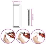 vidaXL Rukoväte na skrinku 5 ks čierne 320 mm nehrdzavejúca oceľ – Obrázok 9