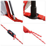 vidaXL Kempingový stan 2 os. sivo-oranžový 193x122x96 cm 185T taffeta – Obrázok 11