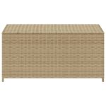 vidaXL Záhradný úložný box mix béžovej 190 l polyratan – Obrázok 4