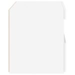 vidaXL Nočný stolík s LED svetlami biely 50x40x45 cm – Obrázok 9