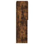 vidaXL TV skrinka s LED svetlami dymový dub 30,5x30x102 cm – Obrázok 10