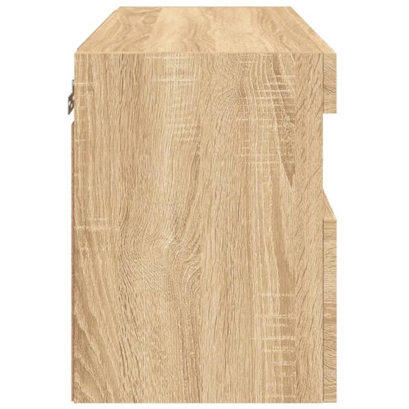 vidaXL TV nástenná skrinka s LED svetlami dub sonoma 60x30x40 cm – Obrázok 10