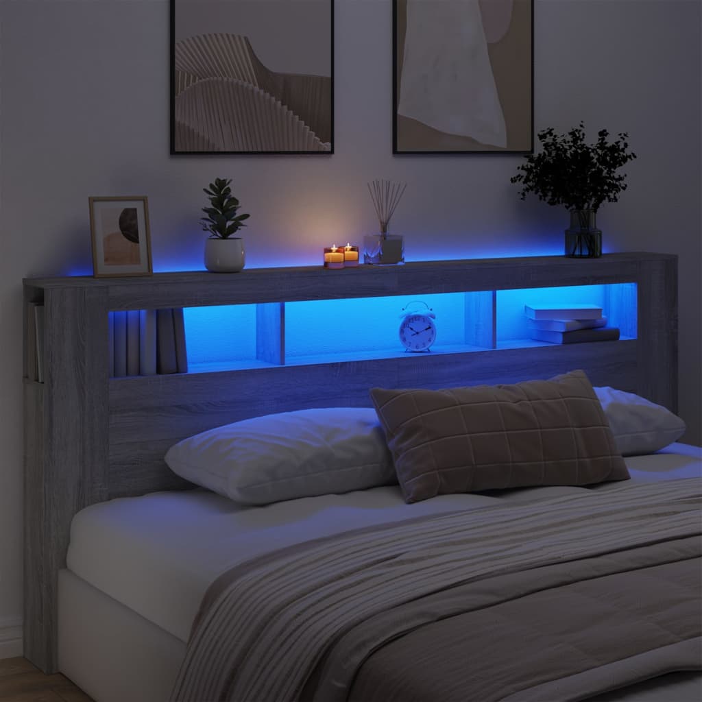 VXL8721012259614_m_en_hd_1.jpg vidaXL Čelo s LED sivá sonoma 220x18,5x103,5 cm kompozitné drevo – Obrázok 1