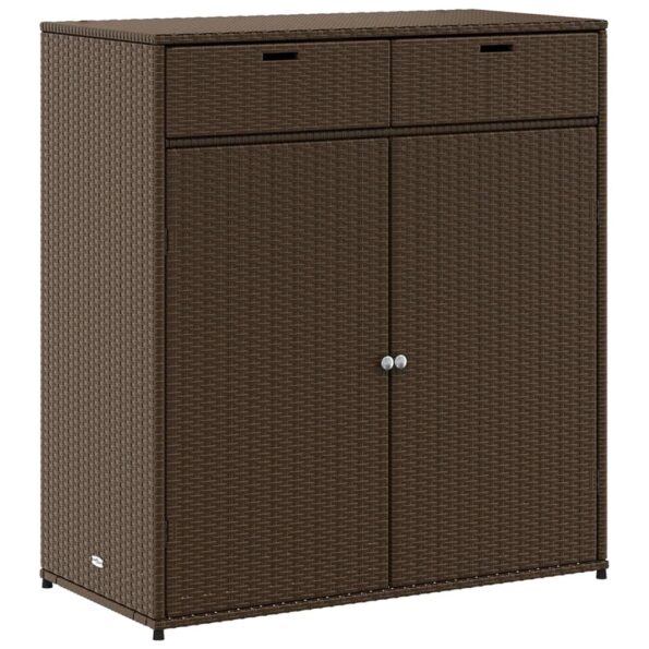 VXL8721012264908_a_en_hd_1.jpg vidaXL Záhradná úložná skriňa hnedá 105x55x113 cm polyratan – Obrázok 2