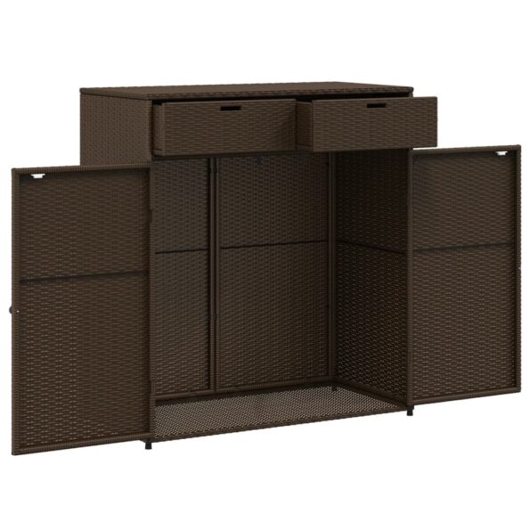 VXL8721012264908_g_en_hd_4.jpg vidaXL Záhradná úložná skriňa hnedá 105x55x113 cm polyratan – Obrázok 6