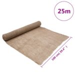 vidaXL Valec z juty 1x25 m 100 % juta 200 gsm – Obrázok 7