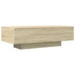 vidaXL Konferenčný stolík, dub sonoma 100x49,5x31 cm kompozitné drevo – Obrázok 2