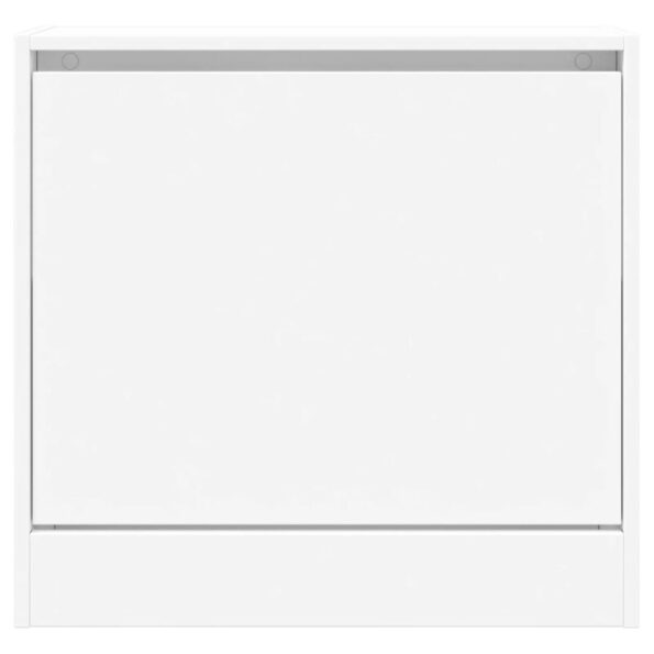 vidaXL Botník biely 60x21x57 cm kompozitné drevo – Obrázok 5