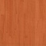 vidaXL Posteľný rám voskovo hnedý 120x200 cm masívna borovica – Obrázok 7
