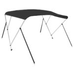 vidaXL 3-krídlová bimini strieška čierna 183x160x137 cm – Obrázok 2