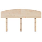 vidaXL Čelo postele 140 cm masívna borovica – Obrázok 4